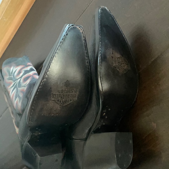 Harley Davidson Women’s Cowgirl Boots Rare find! Size 6.5 NWOT - Picture 6 of 11